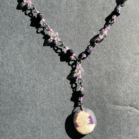 Seventh Sense NY Y2K Purple & Black Beaded Jewlery NWT - Picture 2 of 4